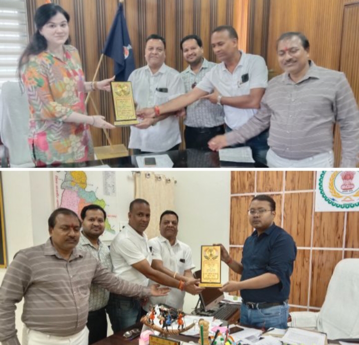 शक्ति जिले में भी पत्रकारों के लिए आवास हेतु सरकारी भूमि आवंटन की शुरू होगी प्रक्रिया,जनर्लिस्ट वेलफेयर यूनियन शक्ति के प्रतिनिधि मंडल ने कलेक्टर,SP, एडिशनल एसपी और तहसीलदार से की मुलाकात, पुलिस थाना शक्ति में भी अब सुनाई देगी टेलीफोन की ट्रिन-ट्रिन,SP अंकिता शर्मा ने दिए लैंडलाइन फोन चालू करने के निर्देश शक्ति जिले में भी पत्रकारों के लिए आवास हेतु सरकारी भूमि आवंटन की शुरू होगी प्रक्रिया,जनर्लिस्ट वेलफेयर यूनियन शक्ति के प्रतिनिधि मंडल ने कलेक्टर,SP, एडिशनल एसपी और तहसीलदार से की मुलाकात, पुलिस थाना शक्ति में भी अब सुनाई देगी टेलीफोन की ट्रिन-ट्रिन,SP अंकिता शर्मा ने दिए लैंडलाइन फोन चालू करने के निर्देश kshititech