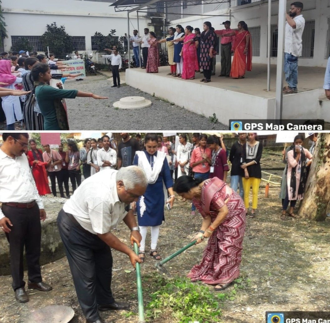 स्वच्छता को लेकर अनुकरणीय पहल- जे.एल.एन. डिग्री कालेज सक्ती में "स्वभाव स्वच्छता संस्कार स्वच्छता पर विशेष सम्पन्न हुई रैली अभियान, सरकारी अस्पताल सहित देवी मंदिरों में भी महाविद्यालयिन बच्चों ने किया स्वच्छता का कार्यक्रम, प्राचार्य शालू पाहवा ने कहा- हमें अपने स्वभाव में रखना होगा स्वच्छता को kshititech