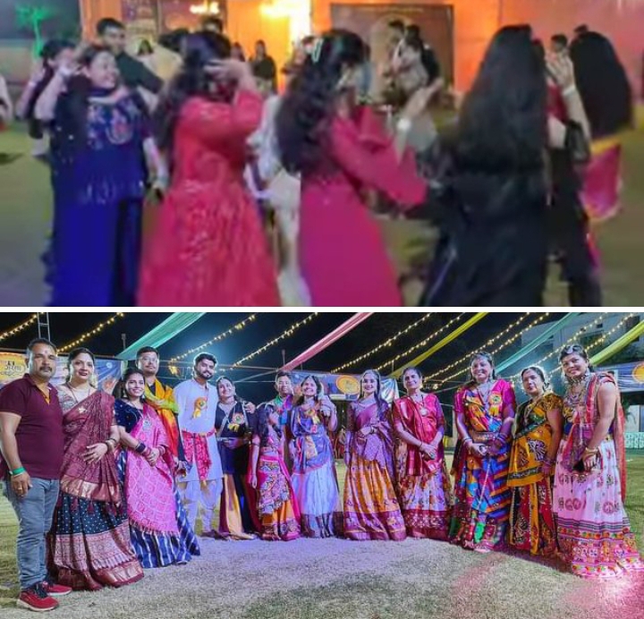 शक्ति के पापा ढाबा लान में हुआ गबेल गरबा नाइट का रंगारंग आयोजन, फैमिली गरबा नाइट में माता की धुन पर थिरके समाज बंधु शक्ति के पापा ढाबा लान में हुआ गबेल गरबा नाइट का रंगारंग आयोजन, फैमिली गरबा नाइट में माता की धुन पर थिरके समाज बंधु kshititech