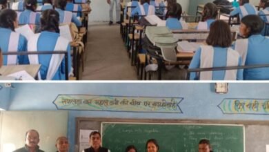 उच्च शिक्षा विभाग के निर्देश पर सरकारी स्कूलों में हुआ पोषक शाला संपर्क कार्यक्रम, सरकारी कॉलेज जेठा के सहायक अध्यापकों ने की शिरकत, प्रोफेसर सोमेश कुमार&nbsp; घिटोडे सहित टीम ने बच्चों को किया विभिन्न योजनाओं को लेकर जागरूक kshititech