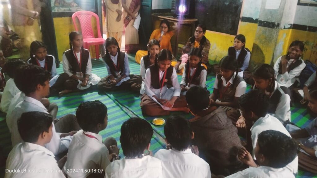 गायत्री परिवार शक्ति में सकरेली कला के स्कूल में किया व्यसन मुक्ति एवं जन्मदिन संस्कार कार्यक्रम, विद्या साहू के मार्गदर्शन में नेहा शक्ति राज गुप्ता रहे मौजूद गायत्री परिवार शक्ति में सकरेली कला के स्कूल में किया व्यसन मुक्ति एवं जन्मदिन संस्कार कार्यक्रम, विद्या साहू के मार्गदर्शन में नेहा शक्ति राज गुप्ता रहे मौजूद kshititech