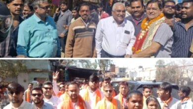 शक्ति शहर की सत्ता का संघर्ष शुरू- 28 जनवरी को नामांकन दाखिले के साथ सत्ता हासिल करने दिग्गज हस्तियों ने जनता का सेवक बनने का लिया संकल्प, कमल फूल से चिराग लल्ली,पंजे से रीना तो वहीं निर्दलीय प्रत्याशी के रूप में जनता के बीच पहुंचेंगे श्यामसुंदर अग्रवाल, राजनैतिक गलियारों में चर्चा- क्या भाजपा- कांग्रेस को फिर से जनता सौंपेगी सत्ता की चाबी या की निर्दलीयों के हाथो में होगी सत्ता शक्ति शहर की सत्ता का संघर्ष शुरू- 28 जनवरी को नामांकन दाखिले के साथ सत्ता हासिल करने दिग्गज हस्तियों ने जनता का सेवक बनने का लिया संकल्प, कमल फूल से चिराग लल्ली,पंजे से रीना तो वहीं निर्दलीय प्रत्याशी के रूप में जनता के बीच पहुंचेंगे श्यामसुंदर अग्रवाल, राजनैतिक गलियारों में चर्चा- क्या भाजपा- कांग्रेस को फिर से जनता सौंपेगी सत्ता की चाबी या की निर्दलीयों के हाथो में होगी सत्ता kshititech