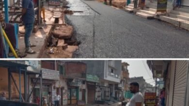 पूर्व पार्षद नान्हू भाचा के प्रयासों से वार्ड क्रमांक- 13 की मुख्य सड़क हो रही डामरीकृत, वार्ड वासियों ने कभी कल्पना नहीं की थी कि सड़क होगी चकाचक,नान्हू भाचा ने कहा-महामाई दाई की कृपा से वार्ड के विकास के लिए किया मैने निरंतर प्रयास,नान्हू ने पार्षद बनते ही सबसे पहले उक्त मार्ग को करवाया था सीमेंट क्रांकीटकरण kshititech