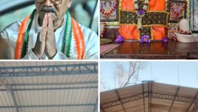 हनुमान जी की सेवा में चरणदास- नेता प्रतिपक्ष महंत जी ने शक्ति के सिद्ध श्री हनुमान मंदिर परिसर के बाहर करवाया शैड निर्माण, शक्ति का दशको पुराना धर्म प्रेमियों की आस्था का बड़ा केंद्र है सिद्ध श्री हनुमान मंदिर, मंदिर प्रबंधन सहित श्रद्धालुओं ने किया महंत जी का धन्यवाद kshititech