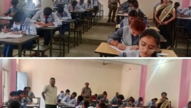 शक्ति जिले में बोर्ड परीक्षा के प्रथम दिवस जिला शिक्षा अधिकारी ने किया शासकीय उच्चतर माध्यमिक विद्यालय कन्या शाला शक्ति के परीक्षा केंद्र का निरीक्षण, जिले के चार विकासखंडों में कल 98 परीक्षार्थी रहे अनुपस्थित kshititech