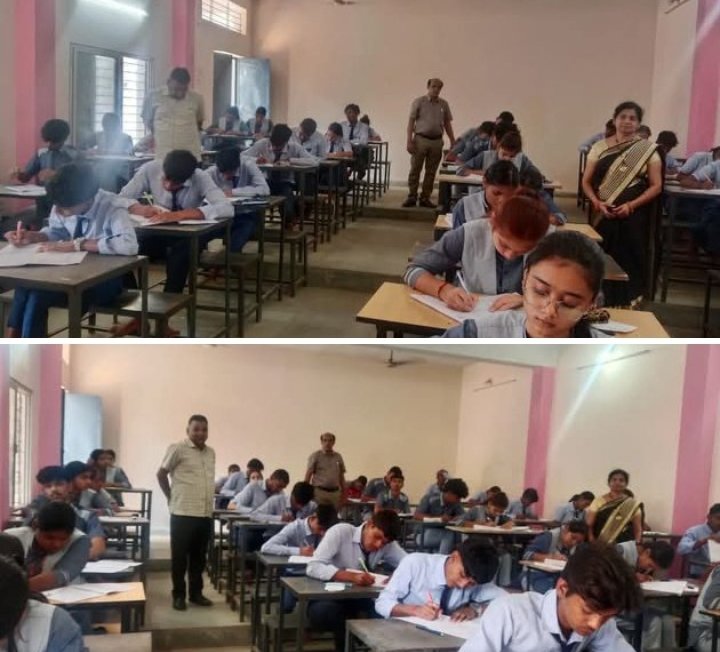 शक्ति जिले में बोर्ड परीक्षा के प्रथम दिवस जिला शिक्षा अधिकारी ने किया शासकीय उच्चतर माध्यमिक विद्यालय कन्या शाला शक्ति के परीक्षा केंद्र का निरीक्षण, जिले के चार विकासखंडों में कल 98 परीक्षार्थी रहे अनुपस्थित शक्ति जिले में बोर्ड परीक्षा के प्रथम दिवस जिला शिक्षा अधिकारी ने किया शासकीय उच्चतर माध्यमिक विद्यालय कन्या शाला शक्ति के परीक्षा केंद्र का निरीक्षण, जिले के चार विकासखंडों में कल 98 परीक्षार्थी रहे अनुपस्थित kshititech