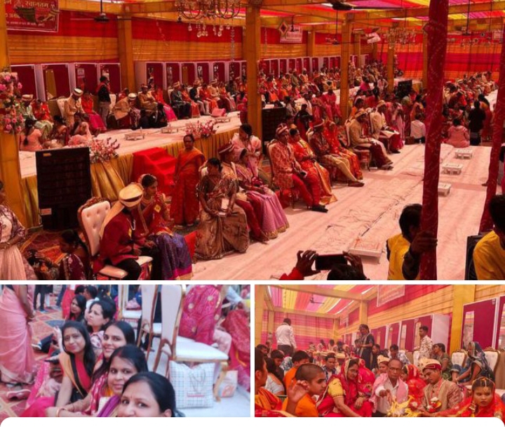 ऐतिहासिक अद्भूतीय आयोजन- राजधानी रायपुर में 51 सनातनी कन्याओं का छत्तीसगढ़ प्रांतीय अग्रवाल संगठन (सम्मेलन) ने कराया सामूहिक विवाह, जोड़ों को आशीर्वाद देने उमड़ पड़े समाज बंधु, सनातन धर्म की संस्कृति के अनुरूप हुआ विवाह संस्कार, दीनदयाल गोयल जी ने उपलब्ध करवाई अपनी होटल एंट्री पॉइंट ऐतिहासिक अद्भूतीय आयोजन- राजधानी रायपुर में 51 सनातनी कन्याओं का छत्तीसगढ़ प्रांतीय अग्रवाल संगठन (सम्मेलन) ने कराया सामूहिक विवाह, जोड़ों को आशीर्वाद देने उमड़ पड़े समाज बंधु, सनातन धर्म की संस्कृति के अनुरूप हुआ विवाह संस्कार, दीनदयाल गोयल जी ने उपलब्ध करवाई अपनी होटल एंट्री पॉइंट kshititech