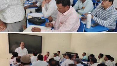 शक्ति जिले में स्कूल शिक्षा विभाग जुटा केंद्रीकृत परीक्षा की तैयारियो में, जिला शिक्षा अधिकारी एन के चंद्रा ने ली 5वी,8वी केन्द्रीकृत परीक्षा तैयारी की बैठक, जिले में DPI के निर्देशों का सख्ती से हो पालन-DEO साहब kshititech