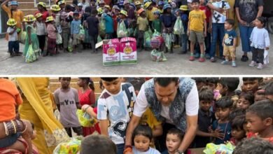 फुले नहीं समाये गरीब बच्चे- गरीब बच्चों के बीच पहुंचकर मनाई होली, बनारी के हरि लीला ट्रस्ट की अनुकरणीय पहल, बच्चों ने भी कहा- धन्यवाद, ट्रस्ट के सचिव अमर सुल्तानिया ने कहा- गरीब बच्चों को होली की खुशियां बांटना ही है सबसे बड़ी खुशी kshititech