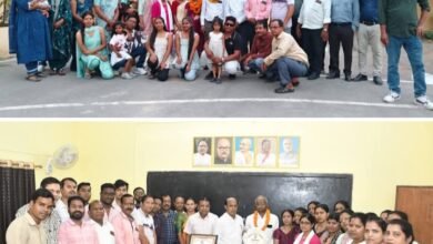 DEO ऑफिस के बड़े बाबू पटेल हुए रिटायर, 38 सालों तक स्कूल शिक्षा विभाग में दी सेवाये, 1987 में लगे थे नौकरी में,जिला शिक्षा अधिकारी ने विदाई समारोह में कहा- पटेल जी की सेवाएं स्कूल शिक्षा विभाग के लिए अमूल्य,बाजे-गाजे एवं आतिशबाजी के साथ डीईओ कार्यालय से घर तक के लिए हुए रवाना, चार दशकों तक स्कूल शिक्षा विभाग में निर्विवाद सेवाएं दी पटेल जी ने DEO ऑफिस के बड़े बाबू पटेल हुए रिटायर, 38 सालों तक स्कूल शिक्षा विभाग में दी सेवाये, 1987 में लगे थे नौकरी में,जिला शिक्षा अधिकारी ने विदाई समारोह में कहा- पटेल जी की सेवाएं स्कूल शिक्षा विभाग के लिए अमूल्य,बाजे-गाजे एवं आतिशबाजी के साथ डीईओ कार्यालय से घर तक के लिए हुए रवाना, चार दशकों तक स्कूल शिक्षा विभाग में निर्विवाद सेवाएं दी पटेल जी ने kshititech