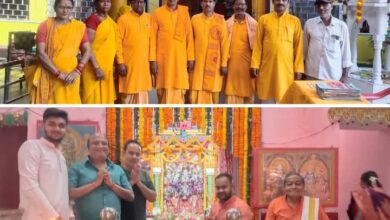 भक्तों की अटूट आस्था- रामनवमी पर्व पर शक्ति के मंदिरों में हुई विशेष पूजा अर्चना, श्री राम मंदिर एवं श्री गायत्री शक्तिपीठ में भी हुआ भंडारा प्रसाद का आयोजन, गायत्री मंदिर में पंच कुंडीय यज्ञ भी हुआ संपन्न, जय- जय श्री राम के श्री घोष से गूंजायमान हो उठा राम मंदिर, माता गायत्री एवं जगदंबे भवानी की आस्था में लीन हुए देवी भक्त भक्तों की अटूट आस्था- रामनवमी पर्व पर शक्ति के मंदिरों में हुई विशेष पूजा अर्चना, श्री राम मंदिर एवं श्री गायत्री शक्तिपीठ में भी हुआ भंडारा प्रसाद का आयोजन, गायत्री मंदिर में पंच कुंडीय यज्ञ भी हुआ संपन्न, जय- जय श्री राम के श्री घोष से गूंजायमान हो उठा राम मंदिर, माता गायत्री एवं जगदंबे भवानी की आस्था में लीन हुए देवी भक्त kshititech