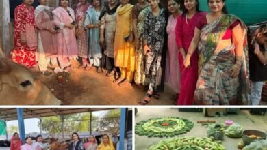 गौ माता की सेवा के लिए अग्रणी महिलाएं- श्री वृंदावन गौशाला पहुंचे अखिल भारतीय मारवाड़ी महिला सम्मेलन सक्ती शाखा के सदस्य, फलों की लगाई सवामणि, गौशाला में गौ सेवा के लिए भी दी सेवा राशि, अध्यक्ष सुमन अग्रवाल ने कहा- गौ सेवा के क्षेत्र में उनकी शाखा सदैव सतत कर रही कार्य गौ माता की सेवा के लिए अग्रणी महिलाएं- श्री वृंदावन गौशाला पहुंचे अखिल भारतीय मारवाड़ी महिला सम्मेलन सक्ती शाखा के सदस्य, फलों की लगाई सवामणि, गौशाला में गौ सेवा के लिए भी दी सेवा राशि, अध्यक्ष सुमन अग्रवाल ने कहा- गौ सेवा के क्षेत्र में उनकी शाखा सदैव सतत कर रही कार्य kshititech