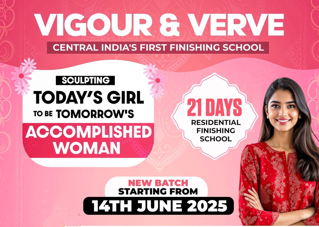 आपकी बिटिया के लिए सीखने का सुनहरा अवसर- 14 जून से रायपुर में होगा विगर एंड वर्व का नया सत्र, सेंट्रल इंडिया का पहला फिनिशिंग स्कूल है विगर एंड वर्व, जहां मिलेगी आपकी बिटिया को विभिन्न कला सीखने का मौका, कुकिंग,डांसिंग, ड्राइविंग,आर्ट और न जाने क्या-क्या, आयोजक प्रियंका अग्रवाल ने दी जानकारी kshititech