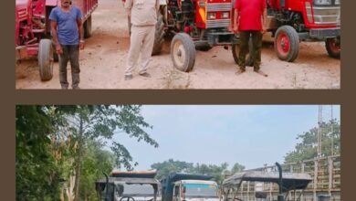 शक्ति जिले में खनिज विभाग की बड़ी कार्रवाई- अवैध उत्खनन, भंडारण एवं परिवहन को लेकर 9 वाहनों को किया जब्त, कलेक्टर साहब के निर्देश पर खनिज विभाग लगातार कर रहा छापामार कारवाई, जिला खनिज अधिकारी बंजारे ने कहा- सतत जारी रहेगी अवैध उत्खनन पर विभागीय कार्रवाई, शक्ति जिला अपार खनिज संपदा से है परिपूर्ण kshititech