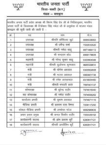 संगठनात्मक नियुक्तियां- शक्ति एवं जांजगीर चांपा जिले में भाजपा ने करी अपनी मंडल कार्यकारिणी की घोषणा, जांजगीर चाम्पा के 13 मंडलो एवं शक्ति जिले के 10 मंडलों की 19 मई को हुई घोषणा, पार्टी कार्यकर्ताओं में हर्ष, जिले का आधार स्तंभ होती है मंडल इकाइयां संगठनात्मक नियुक्तियां- शक्ति एवं जांजगीर चांपा जिले में भाजपा ने करी अपनी मंडल कार्यकारिणी की घोषणा, जांजगीर चाम्पा के 13 मंडलो एवं शक्ति जिले के 10 मंडलों की 19 मई को हुई घोषणा, पार्टी कार्यकर्ताओं में हर्ष, जिले का आधार स्तंभ होती है मंडल इकाइयां kshititech