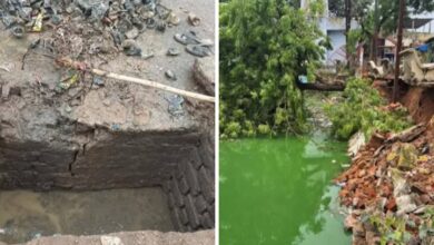 भारी बारिश के चलते शक्ति शहर के महामाया मंदिर तालाब का एक हिस्सा ढहा, शहर में नगर पालिका का चल रहा ऐतिहासिक साफ-सफाई अभियान, सालों बाद बड़े नाले- नालियों से निकलेगा गंदा पानी, नगर पालिका अध्यक्ष श्यामसुंदर अग्रवाल ने कहा- सफाई अभियान नगर पालिका की पहली प्राथमिकता, बाहर से भी नगरपालिका ने बुलवाई सफाई टीम, युद्ध स्तर पर चल रहा है सफाई का अभियान भारी बारिश के चलते शक्ति शहर के महामाया मंदिर तालाब का एक हिस्सा ढहा, शहर में नगर पालिका का चल रहा ऐतिहासिक साफ-सफाई अभियान, सालों बाद बड़े नाले- नालियों से निकलेगा गंदा पानी, नगर पालिका अध्यक्ष श्यामसुंदर अग्रवाल ने कहा- सफाई अभियान नगर पालिका की पहली प्राथमिकता, बाहर से भी नगरपालिका ने बुलवाई सफाई टीम, युद्ध स्तर पर चल रहा है सफाई का अभियान kshititech