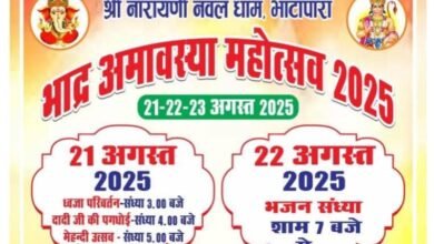 बरसेगी दादी जी की कृपा- 21 से 23 अगस्त तक श्री नारायणी नवल धाम भाटापारा में होगा भाद्र अमावस्या महोत्सव का आयोजन, तीन दिवसीय महोत्सव को लेकर तैयारियां जोरों पर, देश के विभिन्न राज्यों से पहुंचेंगे दादी भक्त आयोजन में, मंदिर के संस्थापक सदस्य संदीप गोयल भाटापारा ने दी जानकारी बरसेगी दादी जी की कृपा- 21 से 23 अगस्त तक श्री नारायणी नवल धाम भाटापारा में होगा भाद्र अमावस्या महोत्सव का आयोजन, तीन दिवसीय महोत्सव को लेकर तैयारियां जोरों पर, देश के विभिन्न राज्यों से पहुंचेंगे दादी भक्त आयोजन में, मंदिर के संस्थापक सदस्य संदीप गोयल भाटापारा ने दी जानकारी kshititech