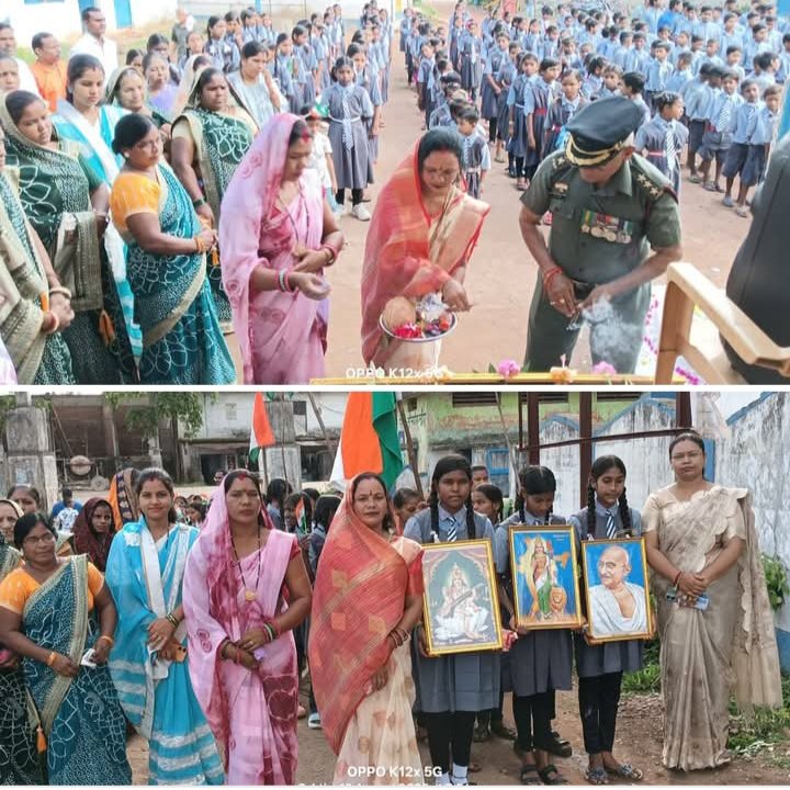 सरपंच राखी यादव ने किया सोंठी ग्राम पंचायत में ध्वजारोहण, समस्त ग्राम वासियों को दी स्वतंत्रता दिवस की शुभकामनाएं, पूर्व जनपद सदस्य अशोक यादव ने कहा- महापुरुषों के बलिदान से ही मिली हमें यह आजादी, कार्यक्रम में गांव के रिटायर्ड फौजी एवं स्कूल के बच्चे भी रहे मौजूद kshititech