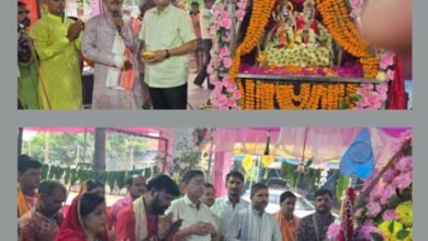 शक्ति शहर में 95 वर्षों से हो रहे अखंड राम नाम सप्ताह का शुभारंभ किया नगर पालिका अध्यक्ष श्यामसुंदर अग्रवाल ने, अग्रवाल ने कहा-शक्ति के लिए गौरवशाली है यह आयोजन, लगातार दश दशकों से आयोजन करना प्रसन्नता की बात शक्ति शहर में 95 वर्षों से हो रहे अखंड राम नाम सप्ताह का शुभारंभ किया नगर पालिका अध्यक्ष श्यामसुंदर अग्रवाल ने, अग्रवाल ने कहा-शक्ति के लिए गौरवशाली है यह आयोजन, लगातार दश दशकों से आयोजन करना प्रसन्नता की बात kshititech