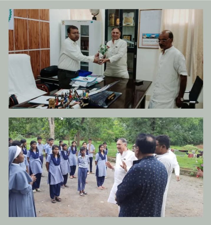 दिव्यांग जनों के कल्याण हेतु चलाई जा रही योजनाओं की जानकारी दी छत्तीसगढ़ दिव्यांगजन वित्त विकास निगम के अध्यक्ष लोकेश कांवडिया ने, 21 अगस्त को शक्ति पहुंचे लोकेश,कलेक्टर से भी हुई मुलाकात, शक्ति के रेस्ट हाउस में पार्टी कार्यकर्ताओं से भी मिले कावड़िया, नवजीवन मुक बधिर स्कूल एवं दृष्टि बाधित विशेष विद्यालय भी पहुंचे श्री कावड़िया, पूरे प्रदेश के सभी जिलों में चल रहा है लोकेश कावड़िया का सघन दौरा कार्यक्रम kshititech