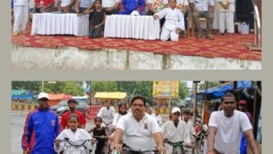 सनडेज आन साइकिल-राष्ट्रीय खेल दिवस के अवसर हुआ रैली का हुआ आयोजन, डॉ श्यामा प्रसाद मुखर्जी सभागार सामुदायिक भवन में संपन्न हुआ आयोजन, जिला कलेक्टर अमृत विकास तोपनो के निर्देशन में तीन दिवसीय खेल महोत्सव संपन्न kshititech