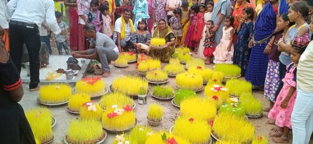 लिमतरा ग्राम पंचायत में भोजली विसर्जन एवं स्वतंत्रता दिवस समारोह का हुआ आयोजन, सरपंच मालती भारद्वाज सहित ग्राम वासी रहे मौजूद kshititech