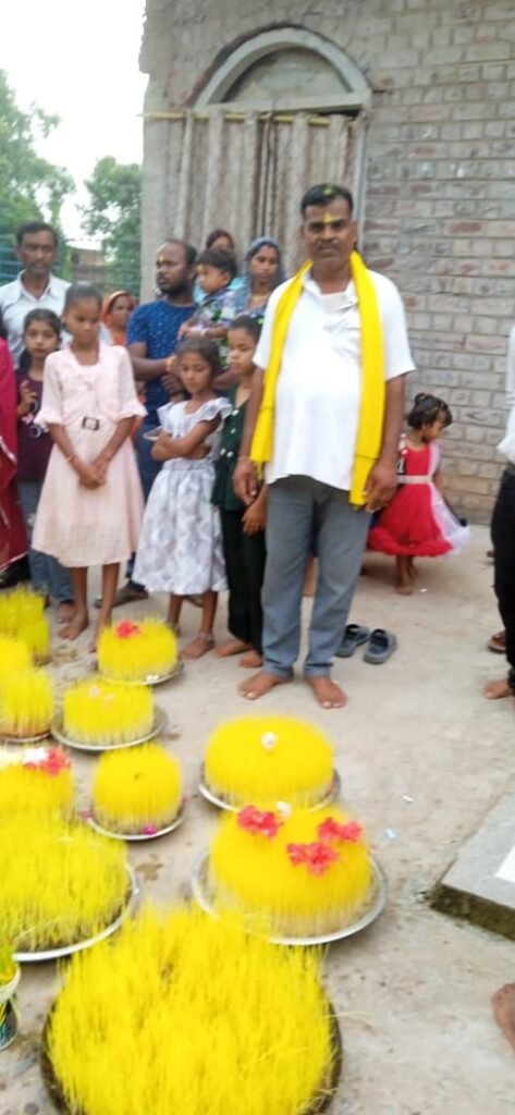 लिमतरा ग्राम पंचायत में भोजली विसर्जन एवं स्वतंत्रता दिवस समारोह का हुआ आयोजन, सरपंच मालती भारद्वाज सहित ग्राम वासी रहे मौजूद kshititech