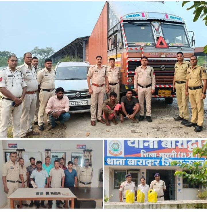 शक्ति जिले में पुलिस की बड़ी सफलताएं- बाराद्वार पुलिस ने अवैध शराब पर करी बड़ी कार्रवाई,नगरदा पुलिस ने 6 जुवाडियो को किया गिरफ्तार,नगरदा पुलिस ने स्कूल में चलाया साइबर फ्रॉड एवं यातायात नियमों को लेकर जागरूकता अभियान, हसौद पुलिस ने अंतरराज्यीय गौ तस्करों पर करी बड़ी कार्रवाई,शक्ति जिले में पुलिस अपराधों पर अंकुश लगाने सक्रिय, करीब 65 लाख रुपए के बैल, वाहन एवं गाड़ियां जप्त शक्ति जिले में पुलिस की बड़ी सफलताएं- बाराद्वार पुलिस ने अवैध शराब पर करी बड़ी कार्रवाई,नगरदा पुलिस ने 6 जुवाडियो को किया गिरफ्तार,नगरदा पुलिस ने स्कूल में चलाया साइबर फ्रॉड एवं यातायात नियमों को लेकर जागरूकता अभियान, हसौद पुलिस ने अंतरराज्यीय गौ तस्करों पर करी बड़ी कार्रवाई,शक्ति जिले में पुलिस अपराधों पर अंकुश लगाने सक्रिय, करीब 65 लाख रुपए के बैल, वाहन एवं गाड़ियां जप्त kshititech