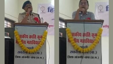 रासेयो अनुशासन और सेवा की मिसाल-हरीश यादव एडिशनल एसपी, नगर पालिका अध्यक्ष श्याम सुंदर अग्रवाल ने कहा- रासेयों के विद्यार्थी बड़ी-बड़ी विपदाओं में भी जान की परवाह किए बिना ही राहत पहुंचाने में रहते हैं अग्रणी, शासकीय क्रांति कुमार महाविद्यालय में हुआ प्रमाण पत्र वितरण का कार्यक्रम, नगर पालिका अध्यक्ष ने रासेयों संगठन को दिया टेंट का सेटअप kshititech