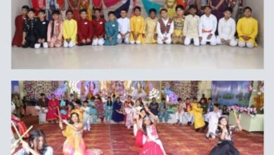 बाराद्वार के विद्या भूमि इंग्लिश मीडियम स्कूल ने किया गरबा डांडिया उत्सव, बच्चों की मनमोहक प्रस्तुति पर विद्यालय प्रबंधन ने दी बधाई,नवरात्रि के पावन मौके पर बच्चों ने भी पारंपरिक तरीके से दिखाया उत्साह, स्कूल के डायरेक्टर शरद केडिया ने कहा- नन्हे मुन्ने बच्चों का अद्भुत प्रदर्शन माता रानी की आस्था को समर्पित kshititech