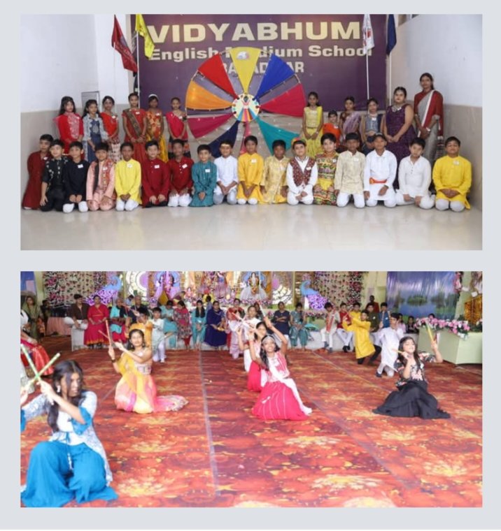 बाराद्वार के विद्या भूमि इंग्लिश मीडियम स्कूल ने किया गरबा डांडिया उत्सव, बच्चों की मनमोहक प्रस्तुति पर विद्यालय प्रबंधन ने दी बधाई,नवरात्रि के पावन मौके पर बच्चों ने भी पारंपरिक तरीके से दिखाया उत्साह, स्कूल के डायरेक्टर शरद केडिया ने कहा- नन्हे मुन्ने बच्चों का अद्भुत प्रदर्शन माता रानी की आस्था को समर्पित kshititech