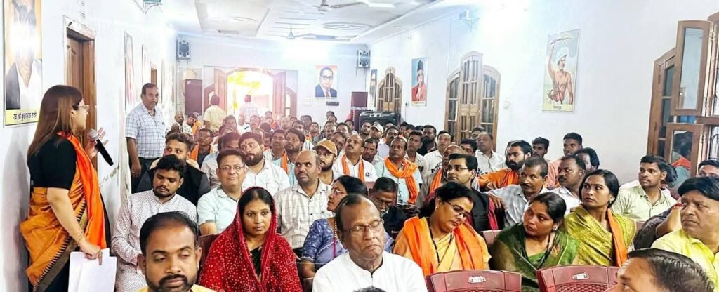 जीएसटी रिफॉर्म मोदी सरकार का ऐतिहासिक निर्णय- नारायण चंदेल, शक्ति के जिला भाजपा कार्यालय में आयोजित हुई जीएसटी पर बड़ी कार्यशाला, सांसद, पूर्व महिला आयोग अध्यक्ष सहित भाजपा के दिग्गज नेता रहे मौजूद kshititech