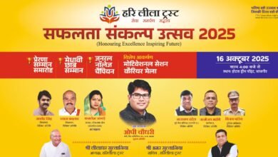 हरि लीला ट्रस्ट का आयोजन- यूथ आईकॉन वित्त मंत्री ओ.पी. चौधरी होंगे “सफलता संकल्प उत्सव 2025” के मुख्य अतिथि,मेधावी छात्रों, समाजसेवियों और प्रेरक संस्थाओं का भव्य सम्मान समारोह 16 अक्टूबर को, अध्यक्षता करेंगी सांसद कमलेश जांगड़े, सचिव अमर सुल्तानिया ने दी जानकारी हरि लीला ट्रस्ट का आयोजन- यूथ आईकॉन वित्त मंत्री ओ.पी. चौधरी होंगे “सफलता संकल्प उत्सव 2025” के मुख्य अतिथि,मेधावी छात्रों, समाजसेवियों और प्रेरक संस्थाओं का भव्य सम्मान समारोह 16 अक्टूबर को, अध्यक्षता करेंगी सांसद कमलेश जांगड़े, सचिव अमर सुल्तानिया ने दी जानकारी kshititech