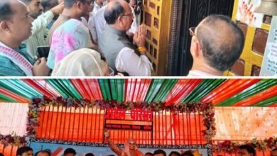 अष्टभुजी के दरबार में डिप्टी सीएम- उप मुख्यमंत्री श्री अरुण साव ने अड़भार में मां अष्टभुजी का किया दर्शन, प्रदेशवासियों के सुख समृद्धि का किया कामना,गांव, गरीब और किसानों की चिंता करने वाले थे भारत रत्न स्व. अटल बिहारी वाजपेयी-उप मुख्यमंत्री अरुण साव,नगर पंचायत अड़भार और डभरा में अटल परिसर का किया लोकार्पण,उप मुख्यमंत्री ने नगर पंचायत अड़भार के लिए 2 करोड़ रुपये और नगर पंचायत डभरा तथा चंद्रपुर में विभिन्न विकास कार्यो के लिए ढाई- ढाई करोड़ रूपये देने की घोषणा अष्टभुजी के दरबार में डिप्टी सीएम- उप मुख्यमंत्री श्री अरुण साव ने अड़भार में मां अष्टभुजी का किया दर्शन, प्रदेशवासियों के सुख समृद्धि का किया कामना,गांव, गरीब और किसानों की चिंता करने वाले थे भारत रत्न स्व. अटल बिहारी वाजपेयी-उप मुख्यमंत्री अरुण साव,नगर पंचायत अड़भार और डभरा में अटल परिसर का किया लोकार्पण,उप मुख्यमंत्री ने नगर पंचायत अड़भार के लिए 2 करोड़ रुपये और नगर पंचायत डभरा तथा चंद्रपुर में विभिन्न विकास कार्यो के लिए ढाई- ढाई करोड़ रूपये देने की घोषणा kshititech