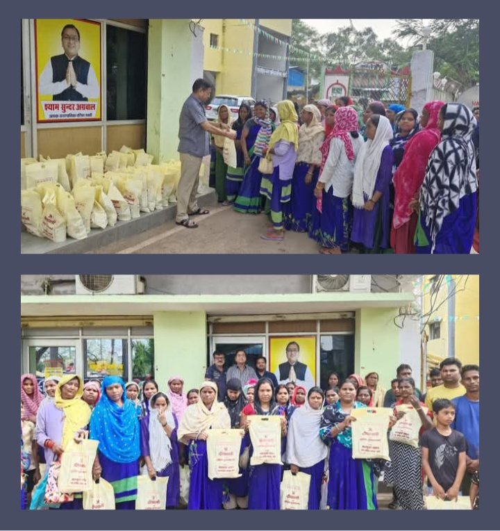 नगर पालिका की स्वच्छता दीदियों एवं कर्मचारियों को अध्यक्ष महोदय ने दिया दीपावली का तोहफा, स्वयं अपने हाथों से मिठाइयां एवं खुशियां दी श्यामसुंदर अग्रवाल ने kshititech