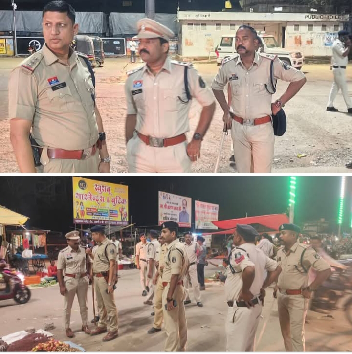 शक्ति पुलिस ने दीपावली पर्व पर शहर एवं आम जनता की सुरक्षा के लिए करी गश्त एवम शहर में पैदल मार्च पर निकली पुलिस टीम,विभिन्न चौक-चौराहों में लगातार पुलिस की हो रही पेट्रोलिंग,TI लखन पटेल ने कहा- दीपावली पर्व पर विशेष चौकसी है पुलिस की शक्ति पुलिस ने दीपावली पर्व पर शहर एवं आम जनता की सुरक्षा के लिए करी गश्त एवम शहर में पैदल मार्च पर निकली पुलिस टीम,विभिन्न चौक-चौराहों में लगातार पुलिस की हो रही पेट्रोलिंग,TI लखन पटेल ने कहा- दीपावली पर्व पर विशेष चौकसी है पुलिस की kshititech