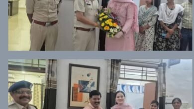 iPS अंकिता शर्मा की विदाई, भावुक हुआ SP कार्यालय का स्टाफ,TI वाई एन शर्मा ने गीतों के माध्यम से व्यक्त की अपनी भावनाएं kshititech