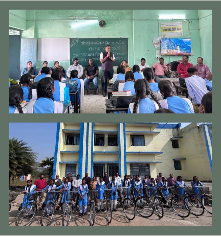 सशक्त बेटियां ही प्रगति का आधार- अमर सुल्तानिया, छत्तीसगढ़ शासन की सरस्वती साइकिल योजना के तहत 24 छात्राओं को किया गया साइकिल का वितरण, बनारी के हाई स्कूल में आयोजित था कार्यक्रम, साइकिल मिलते ही छात्राओं के चेहरों पर दिखी मुस्कान kshititech
