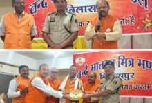 बिलासपुर के वंदे मातरम मित्र मंडल ने किया राजेंद्र राजू का सम्मान, छत्तीसगढ़ शासन के अलंकरण से नवाजे जाने पर आयोजित था अभिनंदन समारोह kshititech