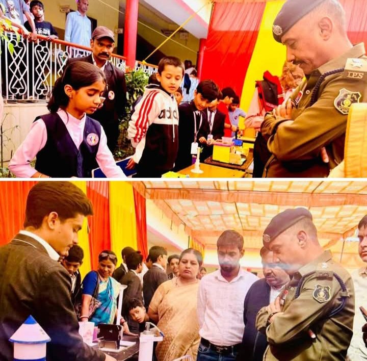 अघोर विद्यापीठ पोड़ी दल्हा में हुआ अंतर शाला विज्ञान प्रदर्शनी एवं आनंद मेला का आयोजन, जिले के पुलिस कप्तान भी पहुंचे आयोजन में, एसपी साहब ने भी करी बच्चों की प्रस्तुति की प्रशंसा kshititech
