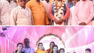 राधे कृष्ण की होगी गूंज- सकरेली कला में भव्य कलश यात्रा के साथ हुआ श्री मद् भागवत का शुभारंभ,कथा व्यास पर होंगे पं. मनोज तिवारी जी, आसपास के ग्रामीण क्षेत्र से भी पहुंची महिलाओं ने करी कलश यात्रा में सहभागिता, धार्मिक आयोजनों में पूरे जिले का अग्रणी गांव है सकरेली कला kshititech