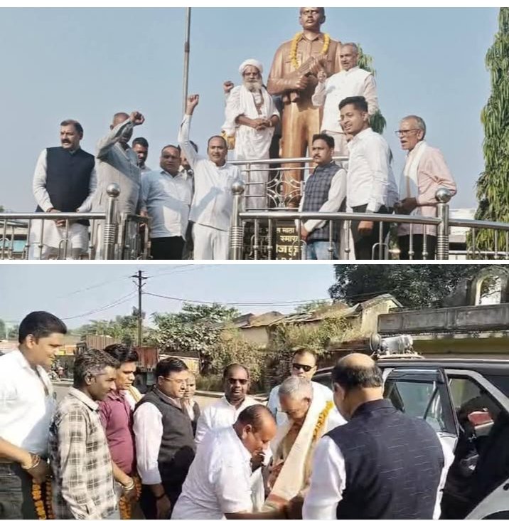 छत्तीसगढ़ शासन योग आयोग के अध्यक्ष रूपनारायण सिन्हा एवं मलूकद्वीप आश्रम के महाराज का बाराद्वार एवं कुम्हारी कला में हुआ भव्य स्वागत,बाराद्वार शहर में नगर पंचायत अध्यक्ष नारायण कुर्रे के नेतृत्व में पहुंचे कार्यकर्ता स्वागत करने छत्तीसगढ़ शासन योग आयोग के अध्यक्ष रूपनारायण सिन्हा एवं मलूकद्वीप आश्रम के महाराज का बाराद्वार एवं कुम्हारी कला में हुआ भव्य स्वागत,बाराद्वार शहर में नगर पंचायत अध्यक्ष नारायण कुर्रे के नेतृत्व में पहुंचे कार्यकर्ता स्वागत करने kshititech