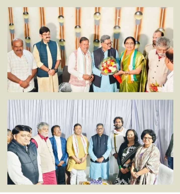 सक्ती कांग्रेस जिला अध्यक्ष को बधाई देने वालों का लगा तांता, रश्मि गबेल ने करी महंत जी से मुलाकात, विधायक व्यास कश्यप, विधायक राघवेंद्र सिंह, पामगढ़ विधायक शेषराज हरवंश भी रहे मौजूद, एडवोकेट गिरधर जायसवाल ने कहा- शक्ति जिले में रश्मि गबेल के नेतृत्व में मजबूत होगा कांग्रेस संगठन kshititech