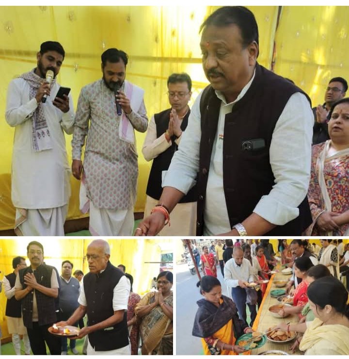 कुलदेवी महालक्ष्मी जी की हुई आराधना-छत्तीसगढ़ प्रांतीय युवा अग्रवाल पांच ने चार दिसंबर को किया पूजा एवं भंडारा प्रसाद का आयोजन,चिंताहरण हनुनान मंदिर परिसर में हुआ आयोजन kshititech
