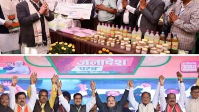 सरकार के सफलतम 2 वर्ष- जांजगीर पहुंचने पर केंद्रीय मंत्री नड्डा का मुख्यमंत्री साय ने किया वेलकम,नड्डा बोले- जांजगीर मेरे लिए पुराना शहर,नारायण चंदेल के कार्यालय में बैठकर चाय पी थी मैंने, कार्यक्रम में उमड़ा जन सैलाब kshititech