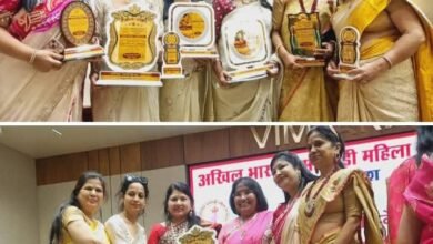 अखिल भारतीय मारवाड़ी महिला सम्मेलन की शक्ति शाखा को प्रदेश स्तर पर मिला सर्वश्रेष्ठ शाखा का सम्मान, शाखा अध्यक्ष सुमन अग्रवाल के नेतृत्व में पूरे प्रदेश में सक्रिय शाखा है शक्ति kshititech