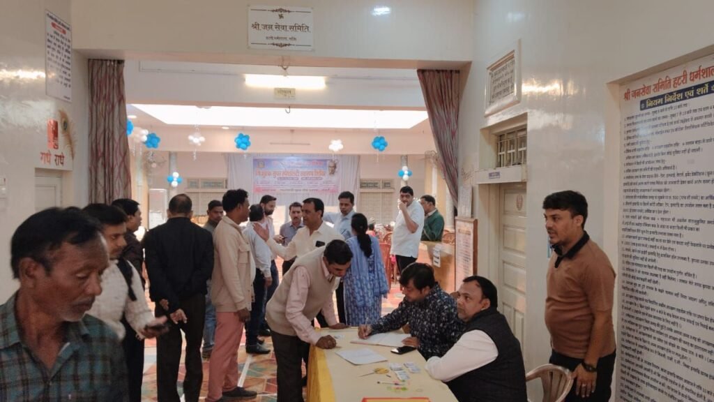 शक्ति के निधुलक स्वास्थ्य जांच शिविर में 400 लोगों ने करवाया हेल्थ चेकअप, स्वर्गीय रामावतार डालमिया की स्मृति में मारवाड़ी युवा मंच शक्ति शाखा ने किया था आयोजन kshititech