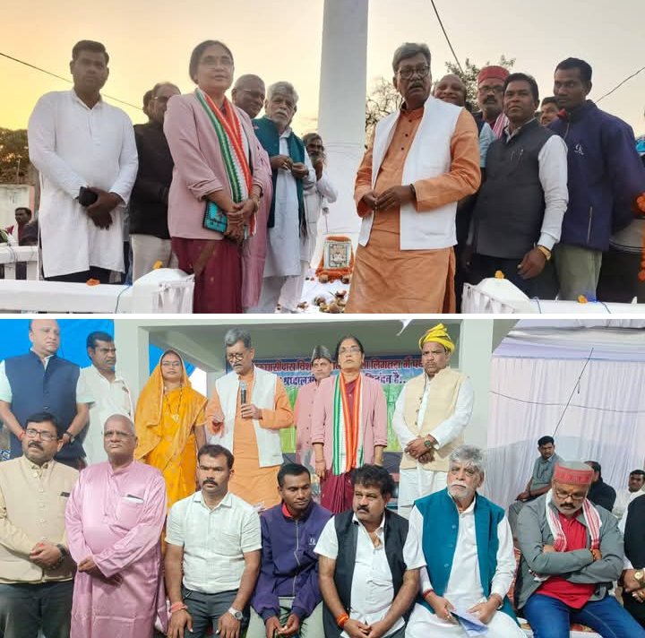 जय बाबा गुरु घासीदास- लिमतरा में आयोजित तीन दिवसीय सतनाम मेला के शुभारंभ कार्यक्रम में पहुंचे छत्तीसगढ़ विधानसभा के नेता प्रतिपक्ष डॉ चरण दास महंत,जैतखम्भ में करी पूजा अर्चना, तीन दिनों तक चलेगा मेला kshititech