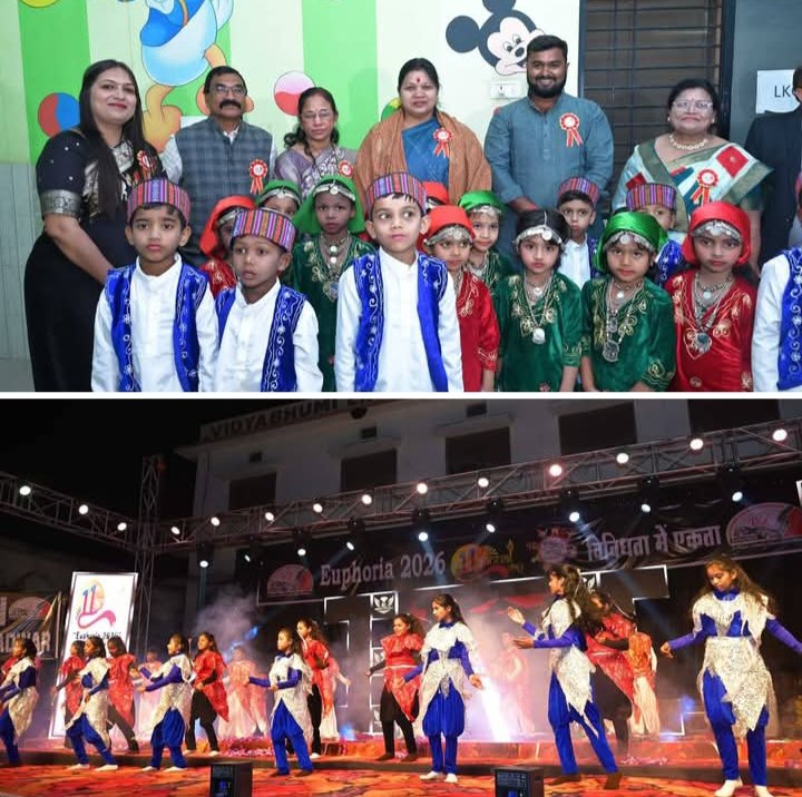 विद्याभूमि इंग्लिश मीडियम स्कूल, बाराद्वार में भव्य, ऐतिहासिक एवं यादगार वार्षिक समारोह का सफल आयोजन, सांसद कमलेश जांगड़े ने कहा- शक्ति जिले का एक नंबर स्कूल है विद्या भूमि इंग्लिश मीडियम kshititech