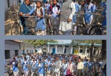 जब छात्राओं के चेहरे पर आई मुस्कान- मांगेराम अग्रवाल के मुख्य आतिथ्य में हुआ 103 छात्राओं को साइकिल का वितरण, अध्यक्ष मांगेराम अग्रवाल ने कहा- छत्तीसगढ़ की भाजपा सरकार छात्राओं की शिक्षा में दे रही विशेष ध्यान,स्वयं की साइकिलों पर घर से स्कूल आएंगी अब छात्राएं kshititech